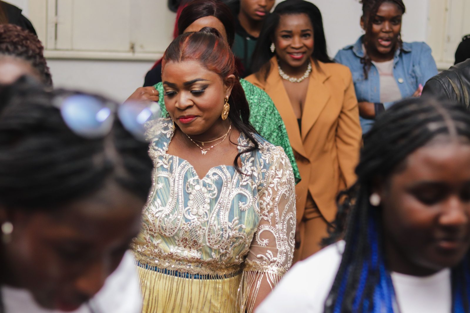 Guests at a 50th birthday celebration
